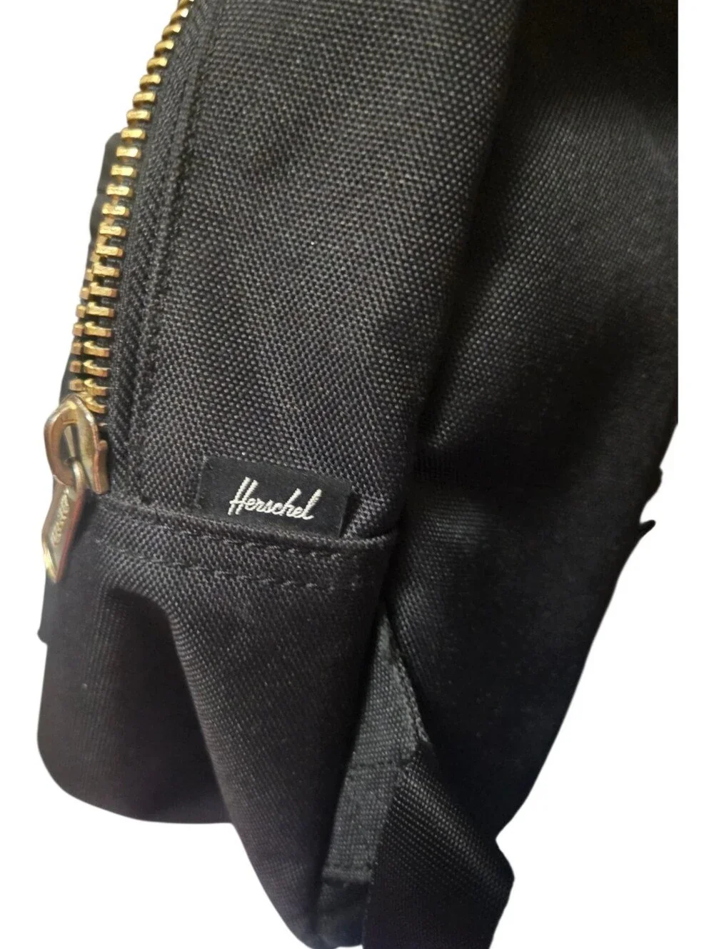 Herschel Classic Black Backpack with Red Stripe Lining
